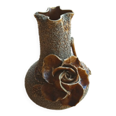 Beautiful antique majolica and slipware vase