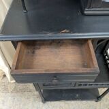 Black antique shelf