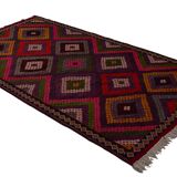 Anatolian handmade kilim rug 305 cm x 176 cm
