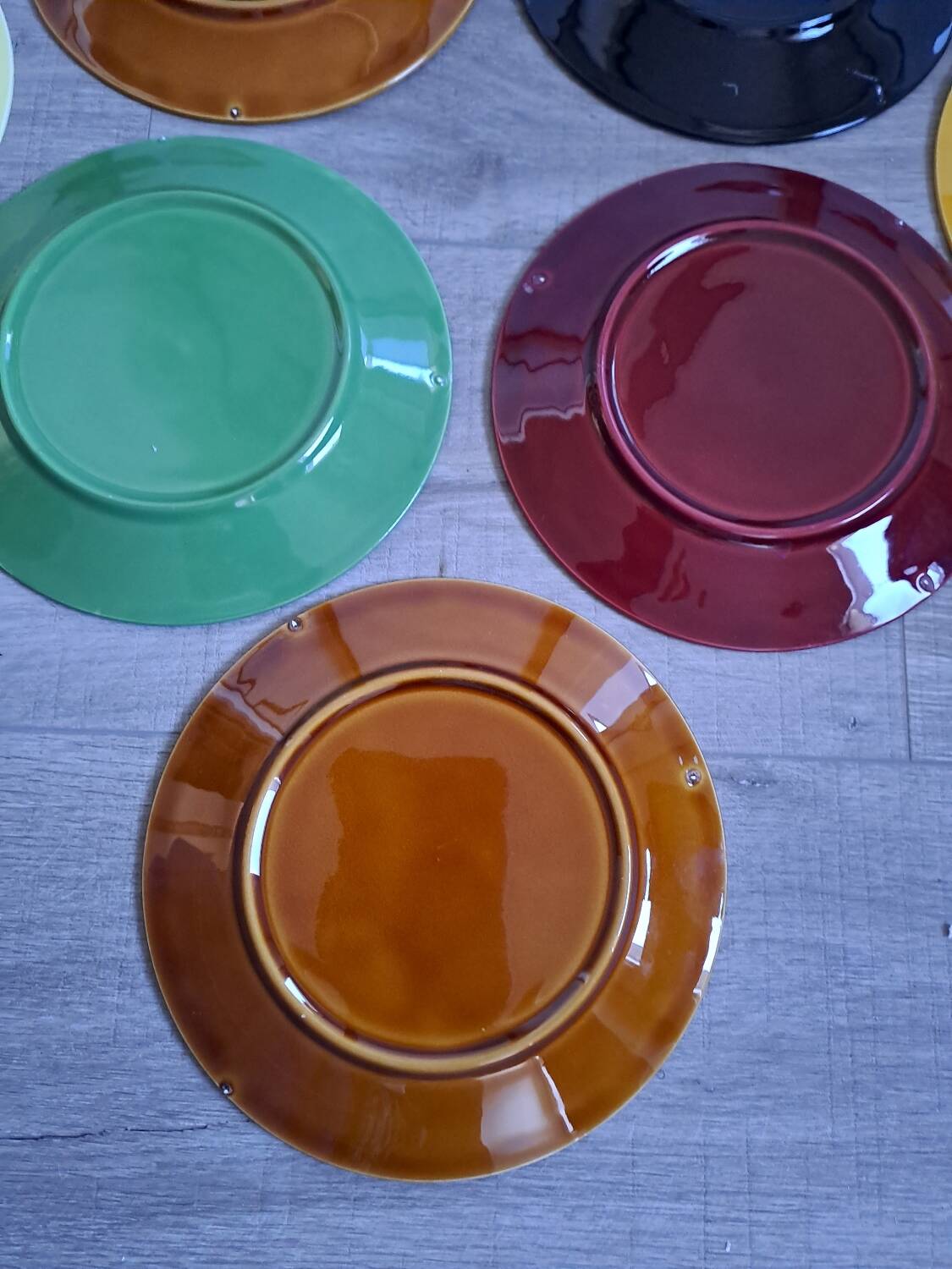 Lot assiettes à dessert vintages