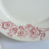 Lot of 4 flat plates Terre de Fer