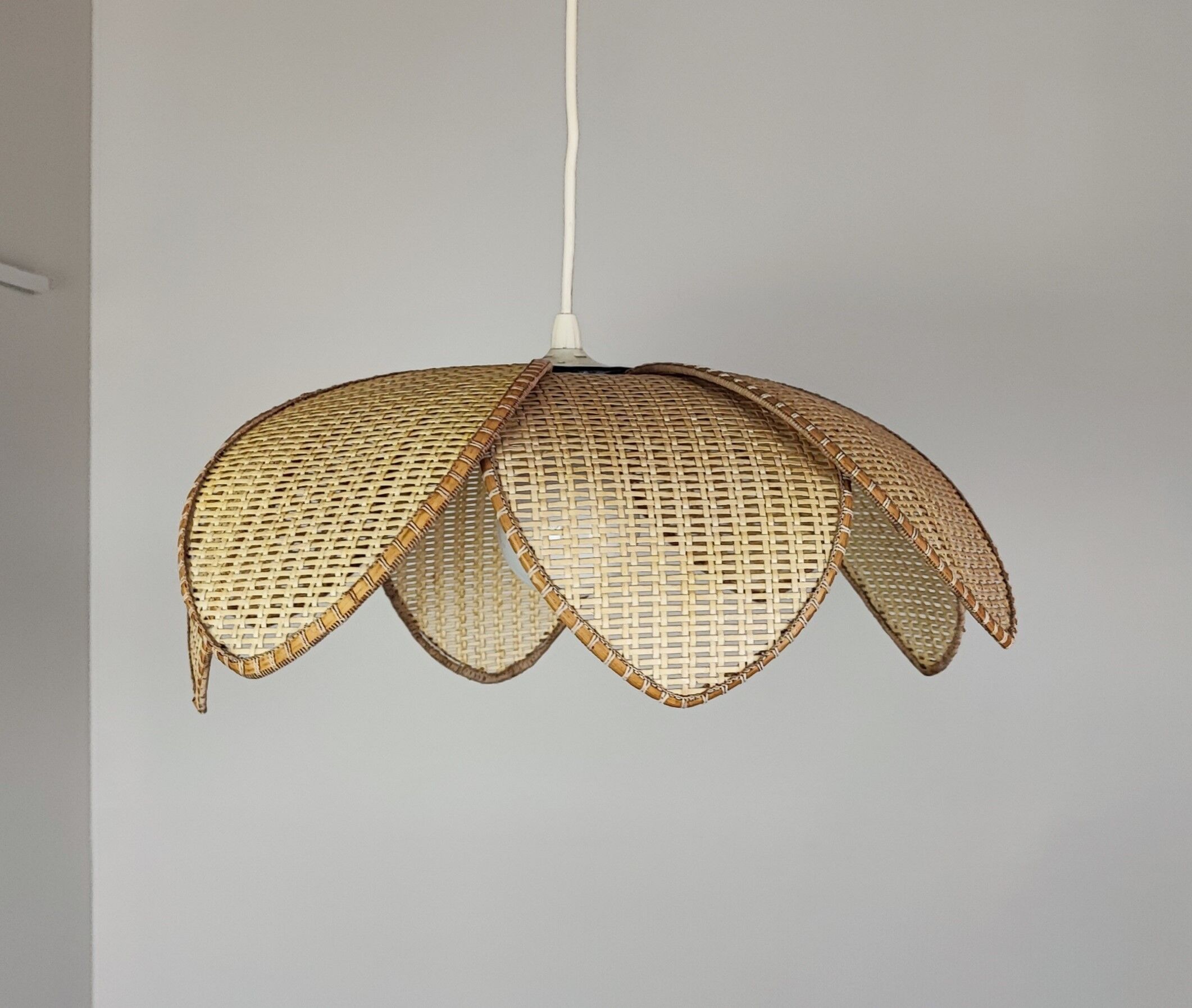 Rattan flower suspension 70'