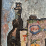 Painting another garage death, comes from Raymond Guidot's workshop
