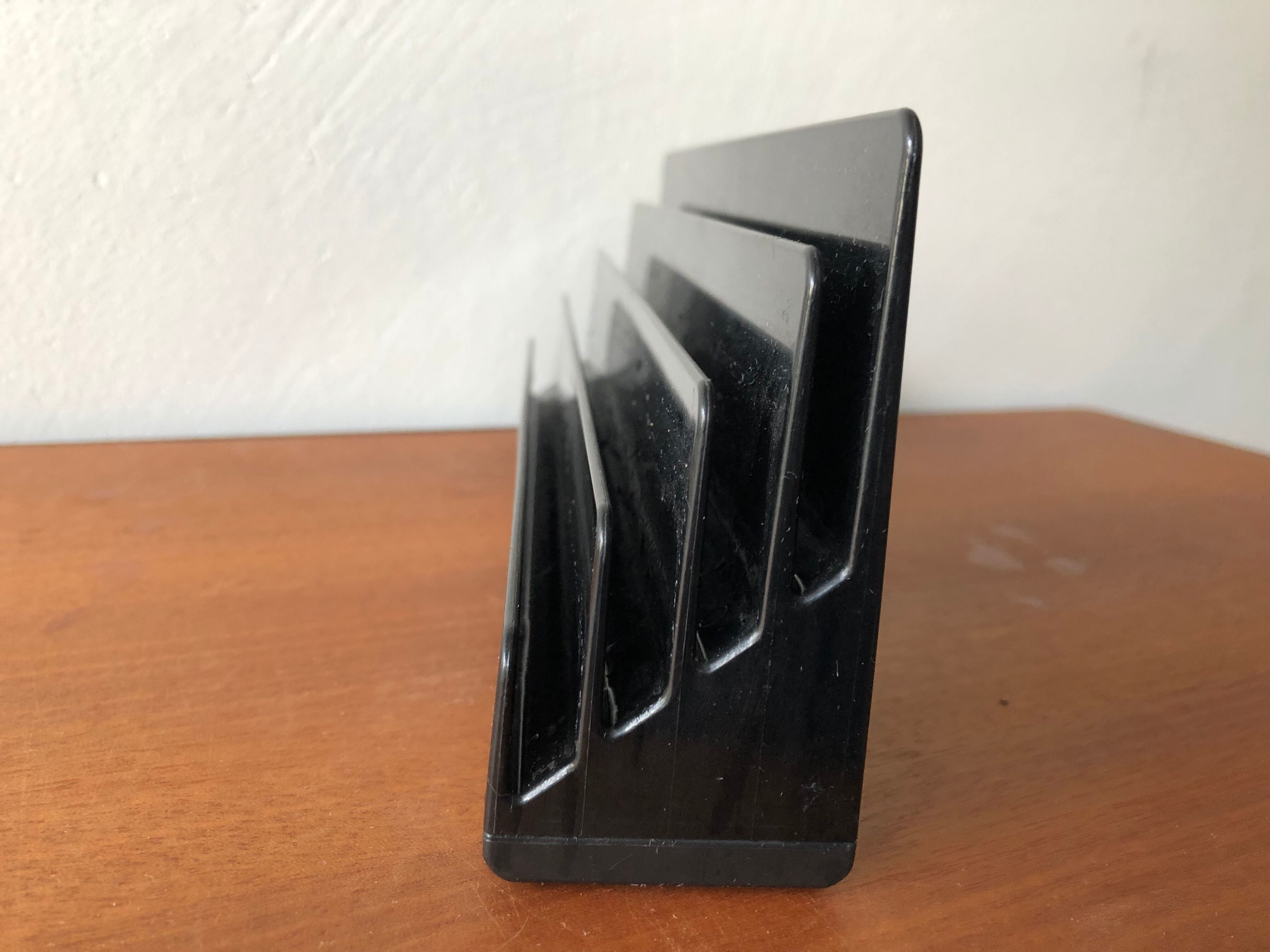 Letter holder, design Rino Pirovano, Italy.