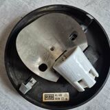 Moulded glass ceiling light from the 60s/70s.