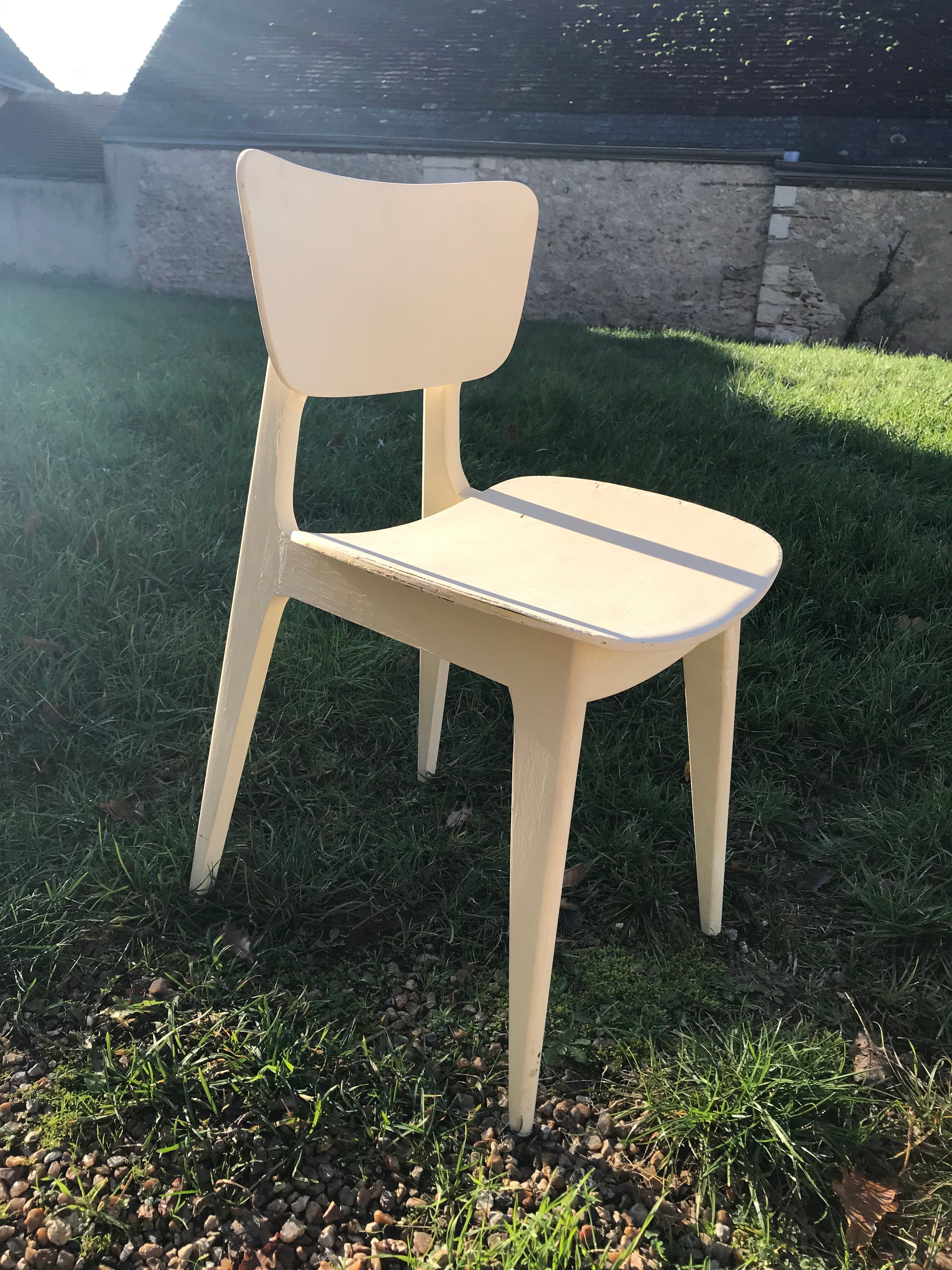 Set of mismatched chairs