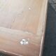 Old patina farm table turned feet
