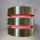 Rare Midcentury Pendant in style of Jo Hammerborg, Denmark, 1970s
