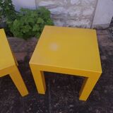 2 vintage 80's coffee tables