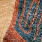 Tapis Vintage Khaden Tibétain en Laine, Années 1970, Épais et Élégant