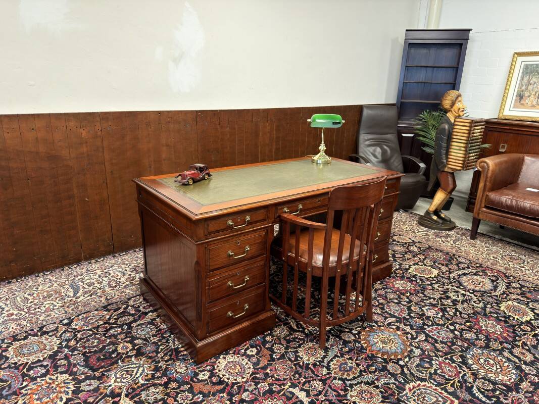 Classic English Globe Wernicke Desk