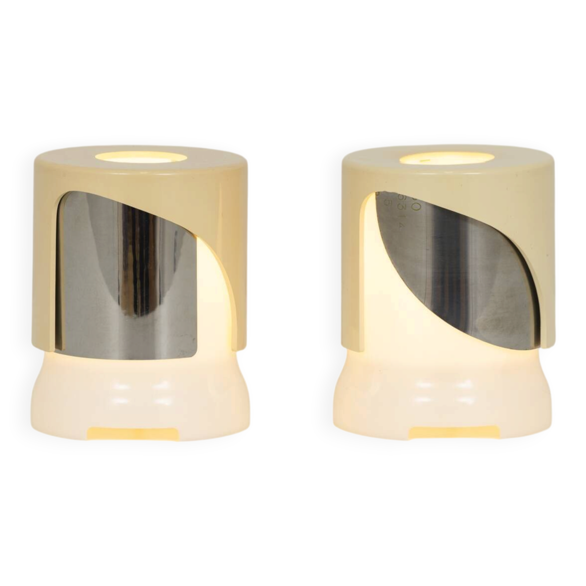 Paire de lampes de table "KD24" de Joe Colombo, Kartell, 1964