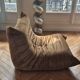 Brown Togo armchair