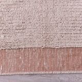 Wool Shaggy rug 200x300 cm , Hand made wool apricot orange carpet