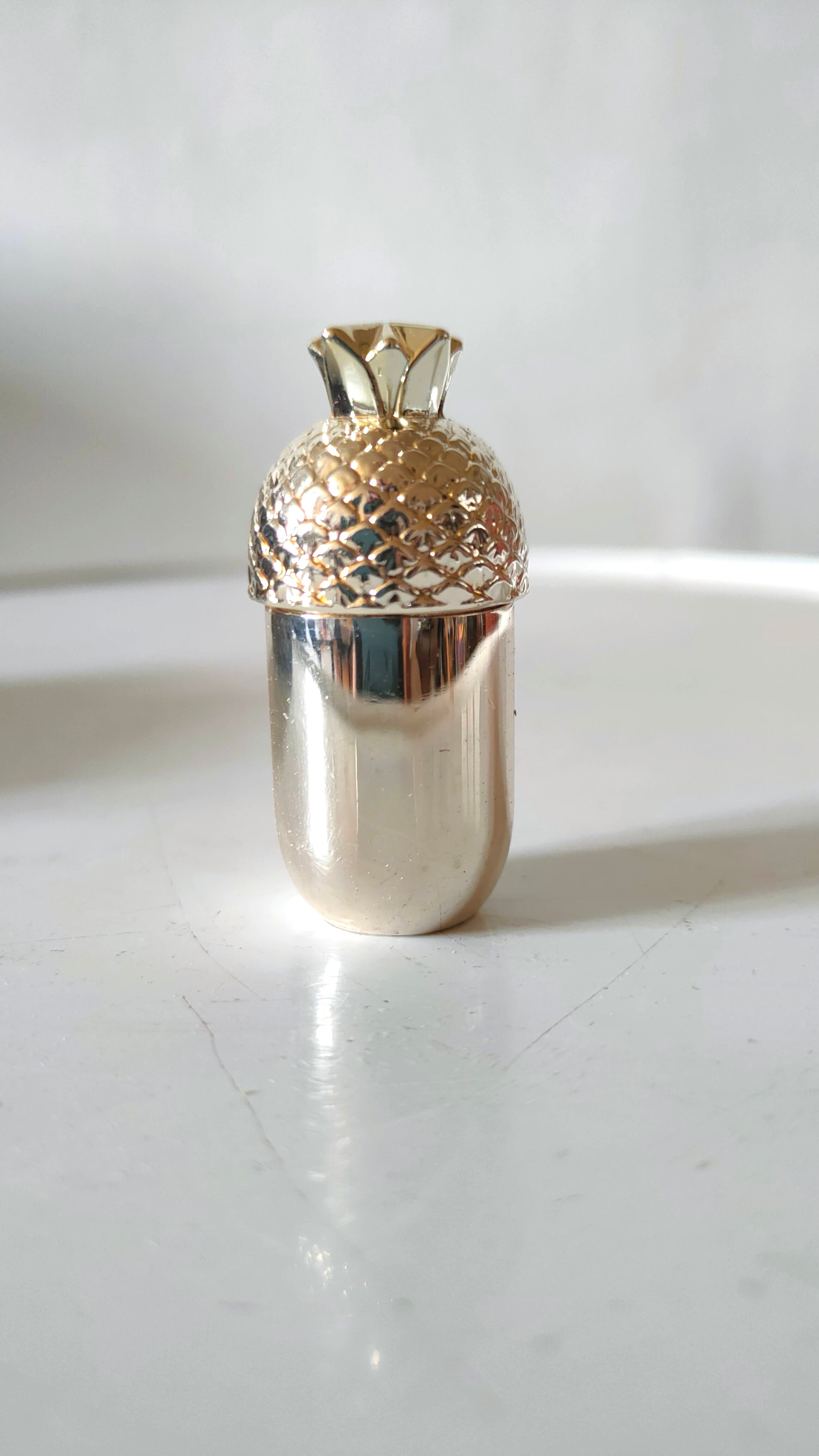 Vintage silver metal salt shaker WMF design 1970s