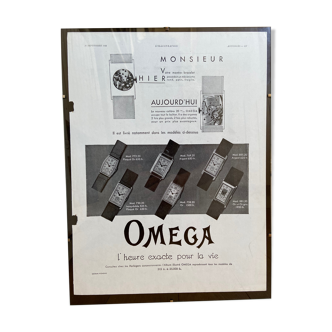 Advertising poster Omega September 26, 1931