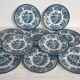 10 assiettes à dessert et plat Churchill The Georgian Collection  England