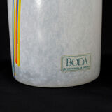 Bertil Vallien for Kosta Boda Vase Rainbow Art Glass
