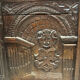 Large oak chest from the 18th century.