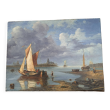 Beautiful painting Marine E. Guilleux