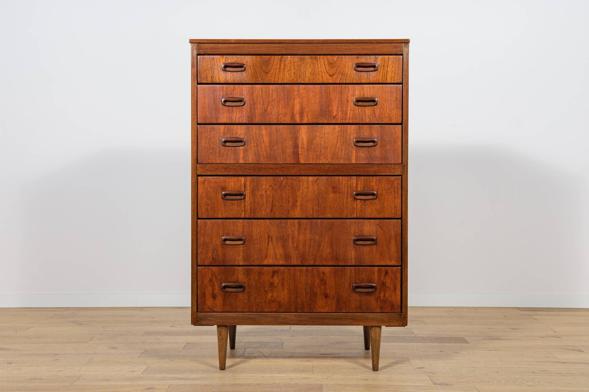 Commode en teck de style Mid-Century, Danemark, années 1960