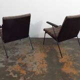 2 Oase armchairs, Wim Rietveld