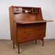 Danish Teak Secretary Desk Model 37 by Arne Wahl Iversen for Vinde Mobelfabrik 1960.