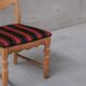 Oak danish mid-century dining chairs