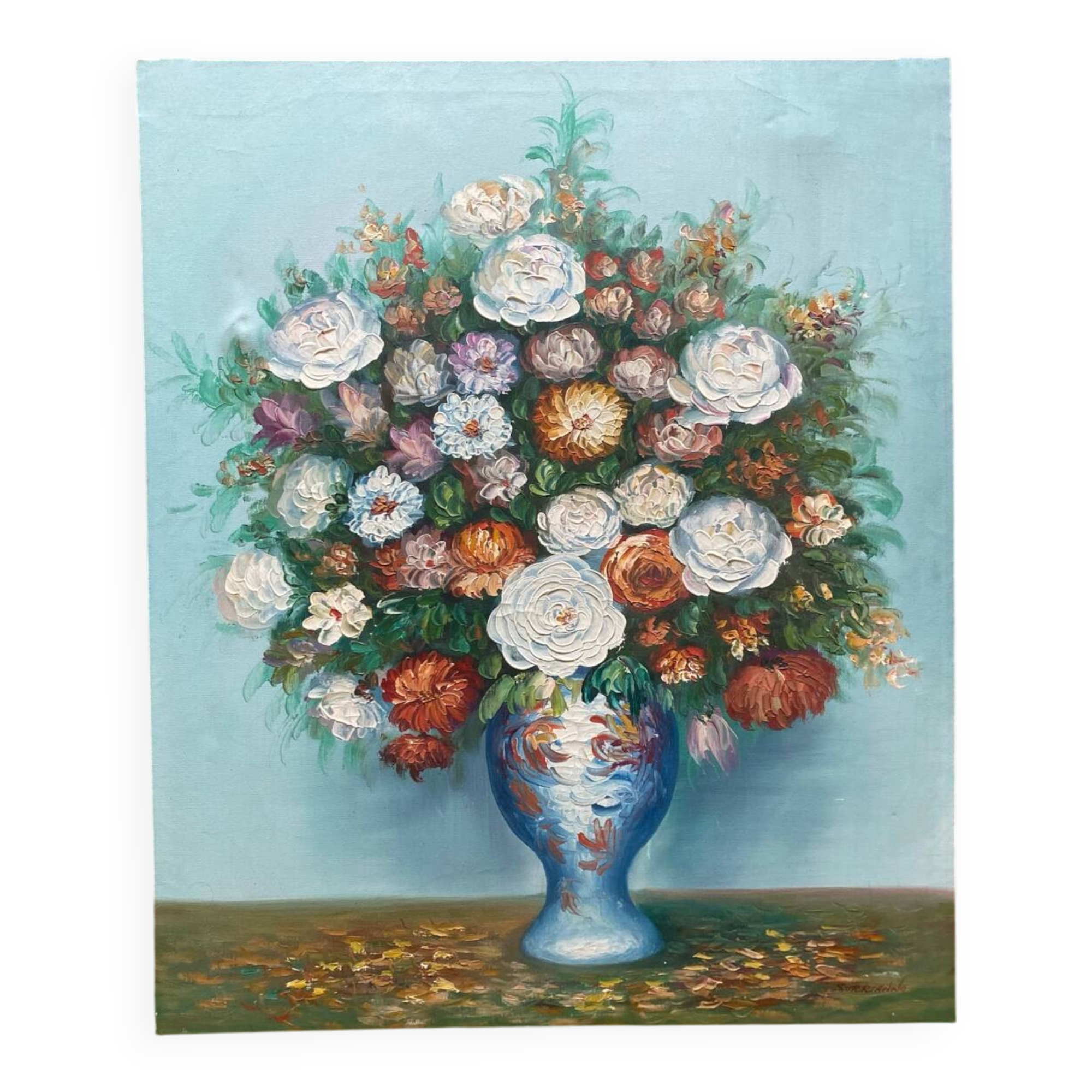 Vintage oil on canvas