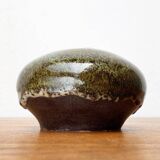 Ikebana vase in studio pottery by German artist Till Sudeck from the mid-century, 1960s.