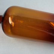 Pharmacy bottle in tinted glass