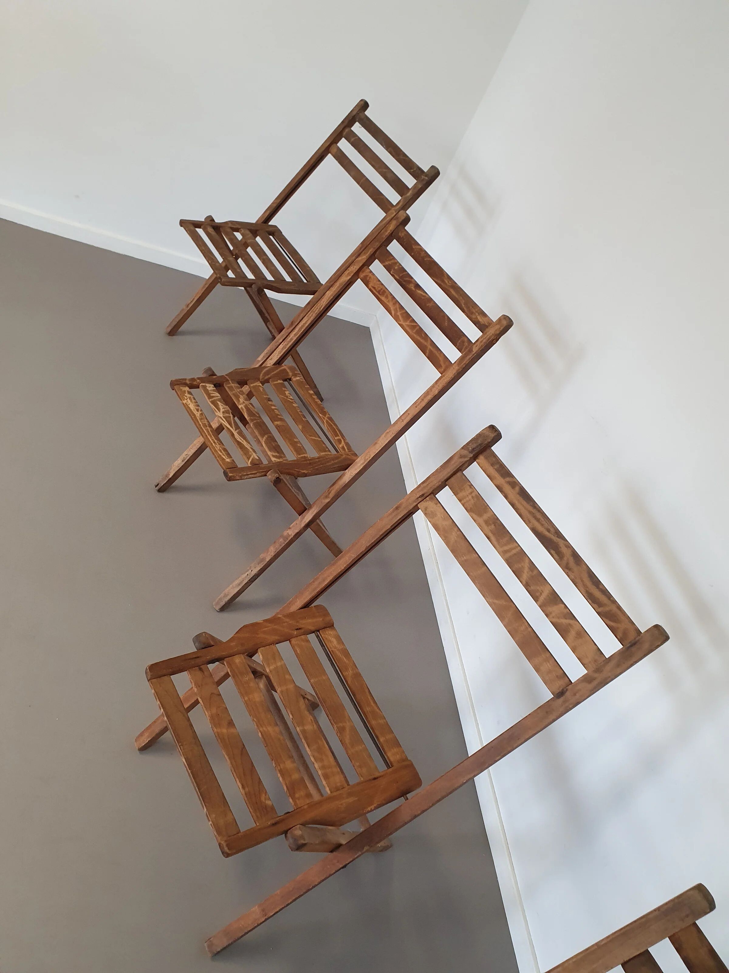 5 x folding chair 60s