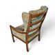 2 x Casala wingback / lounge / armchair in top condition / 4 small cushions / 1960s