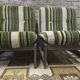 Pair of green armchairs 1970
