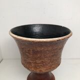 Pair of sandstone vases 50s-60s