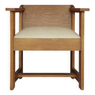 Modernist Hague School Armchair attributed to Frits Spanjaard, 1920s