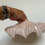 Opaline pink vintage chandelier