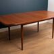Retro Teak 1960s G Plan Fresco Dining Table & 6 Six Chairs By Victor Wilkins
