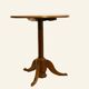 Guéridon tripode Directoire Plateau pliable, XVIIIe