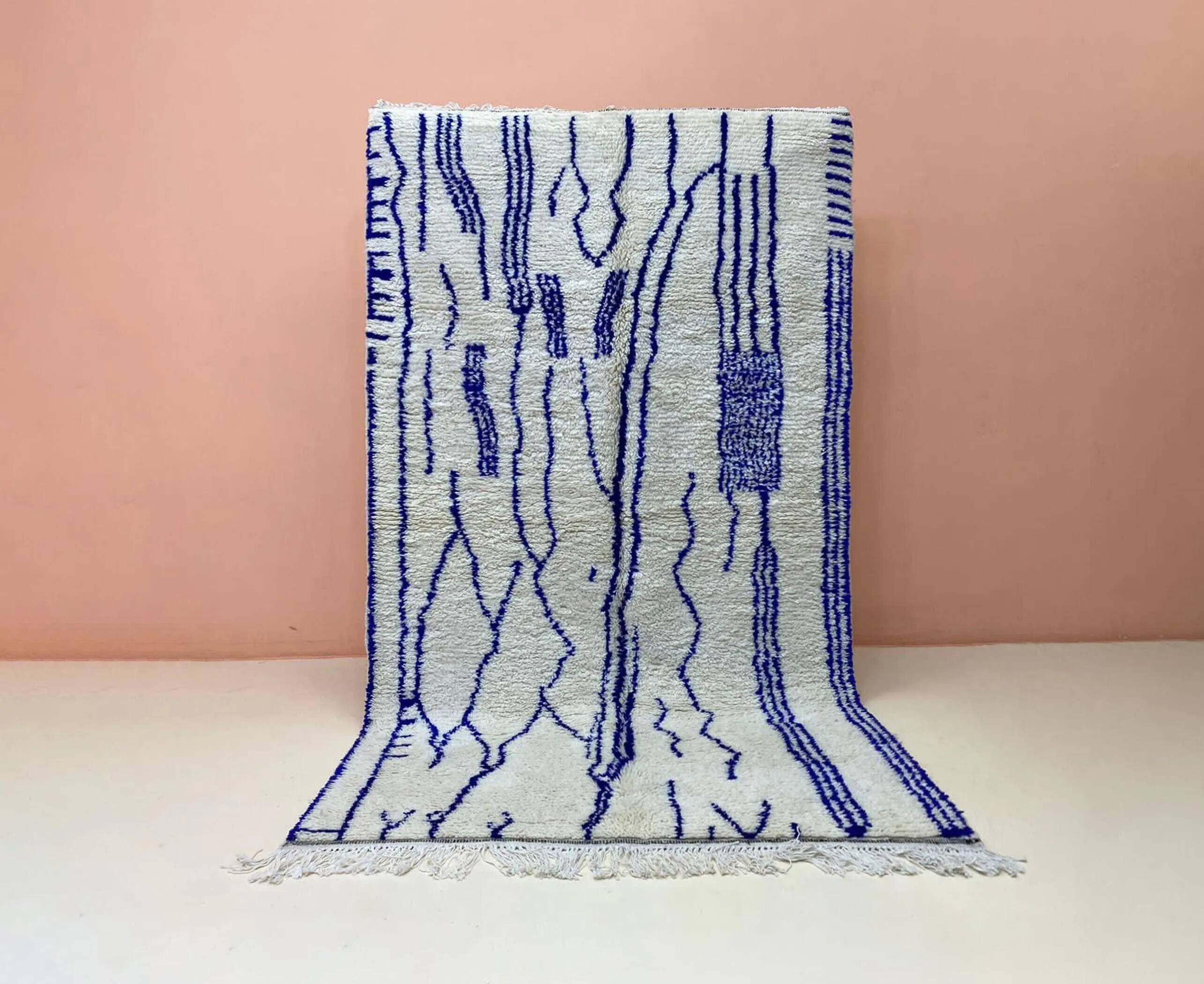 Handwoven Berber rug 3x2 m