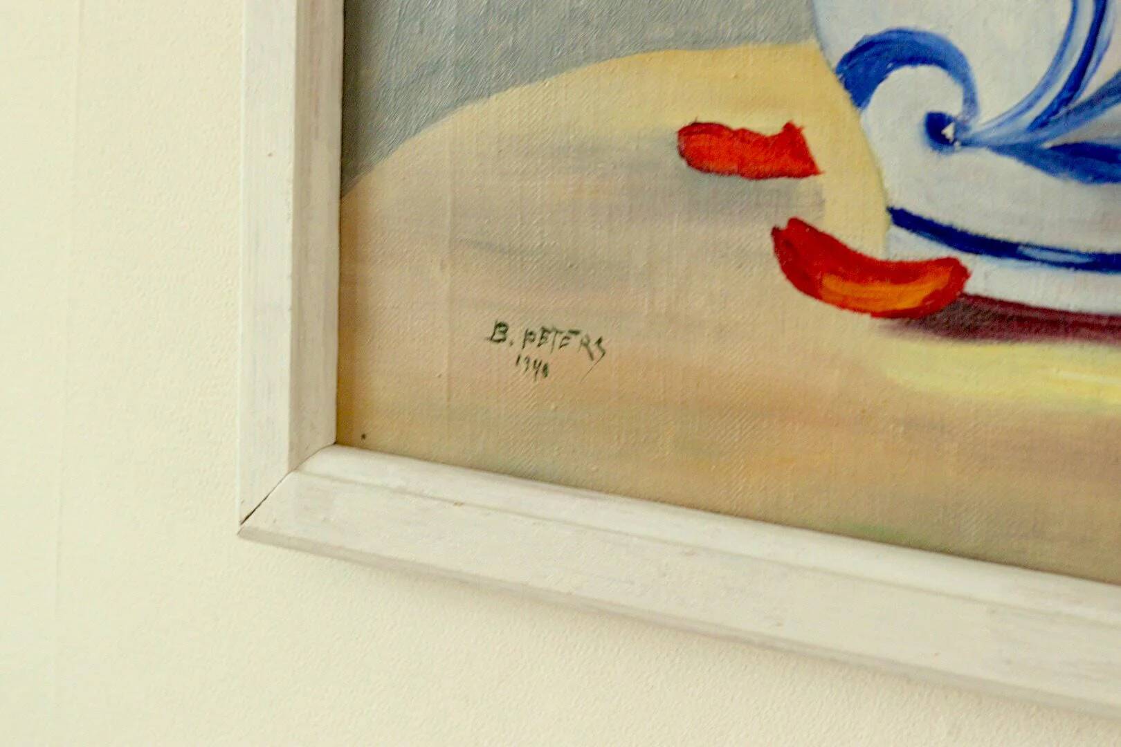 Nature morte aux coquelicots par B. Peters