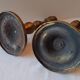 Lot of 2 old bronze candlesticks