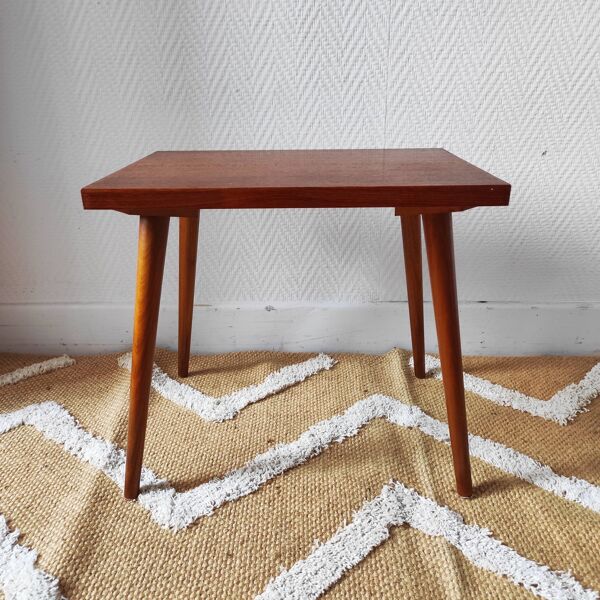 Bout de canapé 1950-60 style scandinave chevet minimaliste