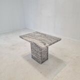 Side table in granite, 1980s