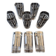 Set of 8 Dorothy Thorpe glasses, circa 1950