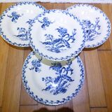 4 deep plates Gien Chardons (11)