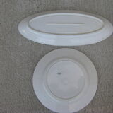 Pair of old serving dishes