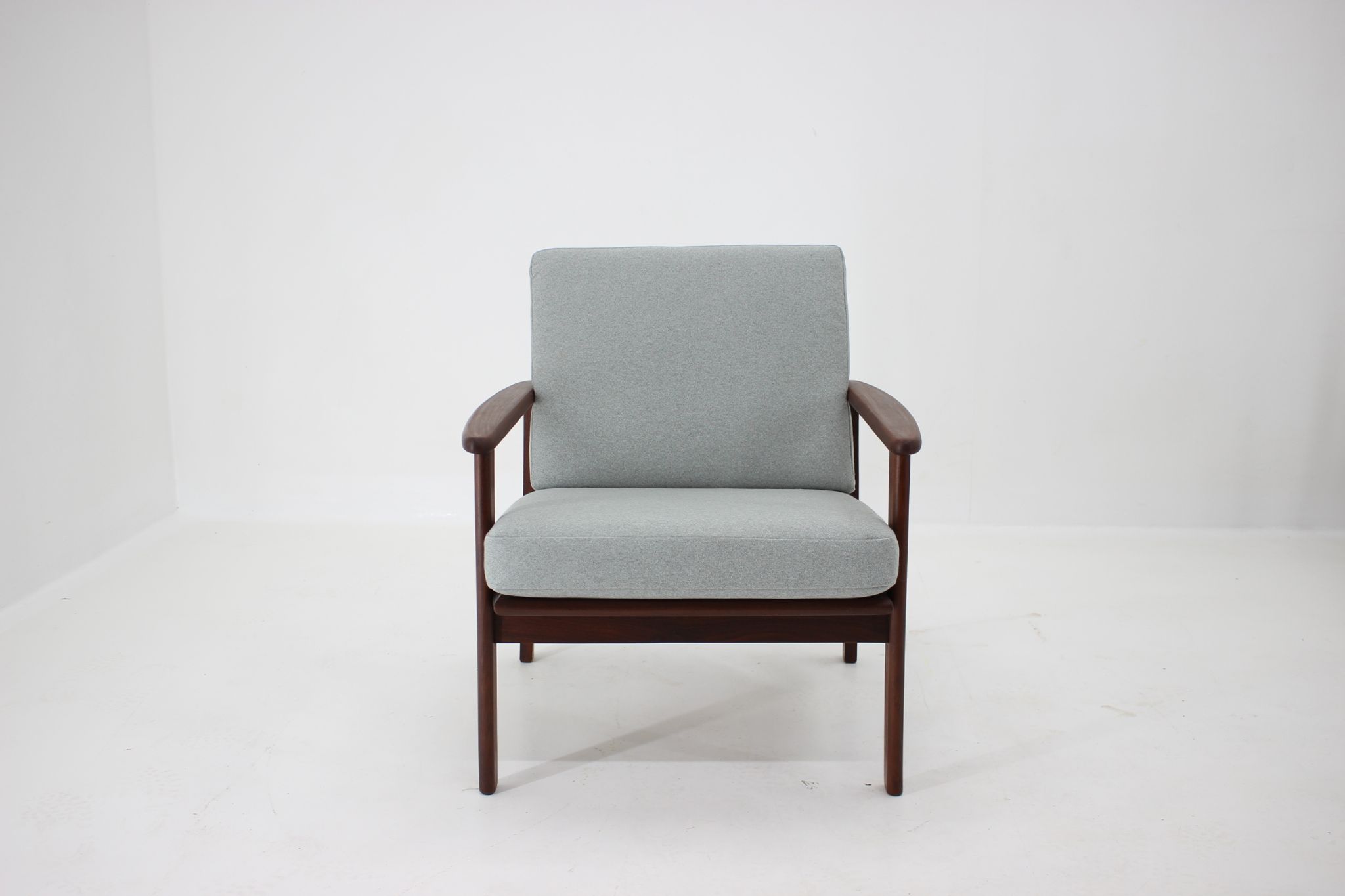 Fauteuil en hêtre danois des années 1960