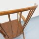 Vintage wooden armchair Baumann model Éventail from the 1960s.