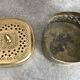 SQUARE DECORATIVE JEWELRY BOX MADE OF BRASS